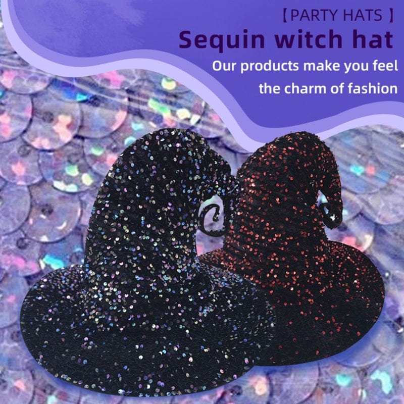 Starrywitch Sparkling Sequin Witch Hat