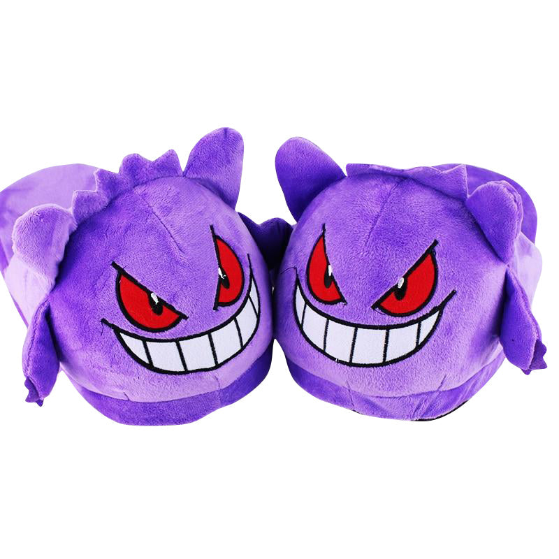 Gengar plush slippers