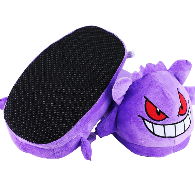 Gengar plush slippers