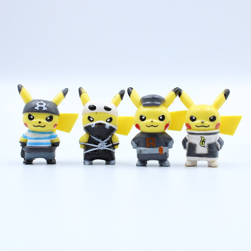 10 different Pokemon Pikachu figures