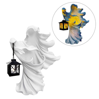 Spookydoo Halloween Witch/Ghost Resin Statue