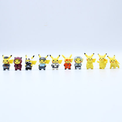 10 different Pokemon Pikachu figures