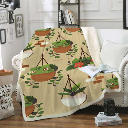 Fluffy Pokemon flannel blanket