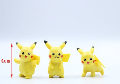 10 different Pokemon Pikachu figures