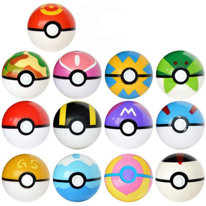 Cool Pokémon balls in a set - 6, 10 or 13 balls made of robust plastic