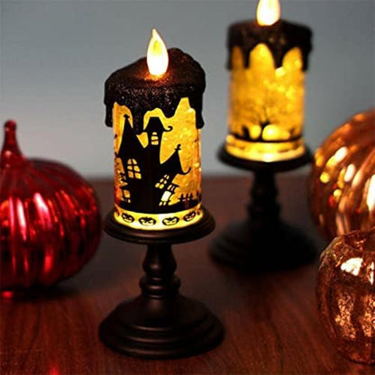 Candlite 10′′ Grand Glittering Halloween LED Candles
