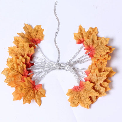 Mapelite Halloween Maple Leaf LED Light String