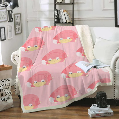 Fluffy Pokemon flannel blanket