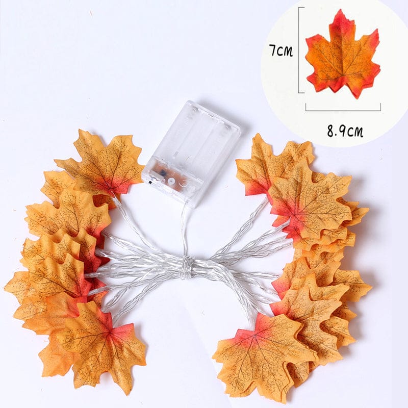 Mapelite Halloween Maple Leaf LED Light String