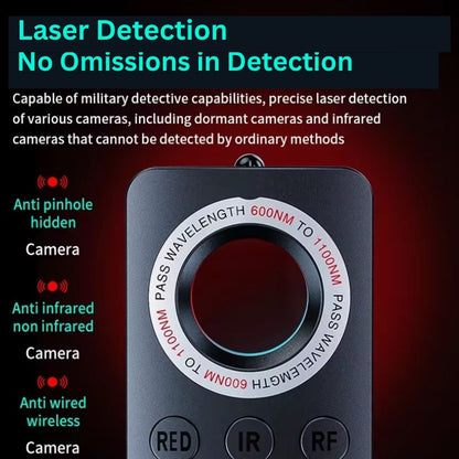 Smart Hidden Camera Detector with Multiple Detection Modes