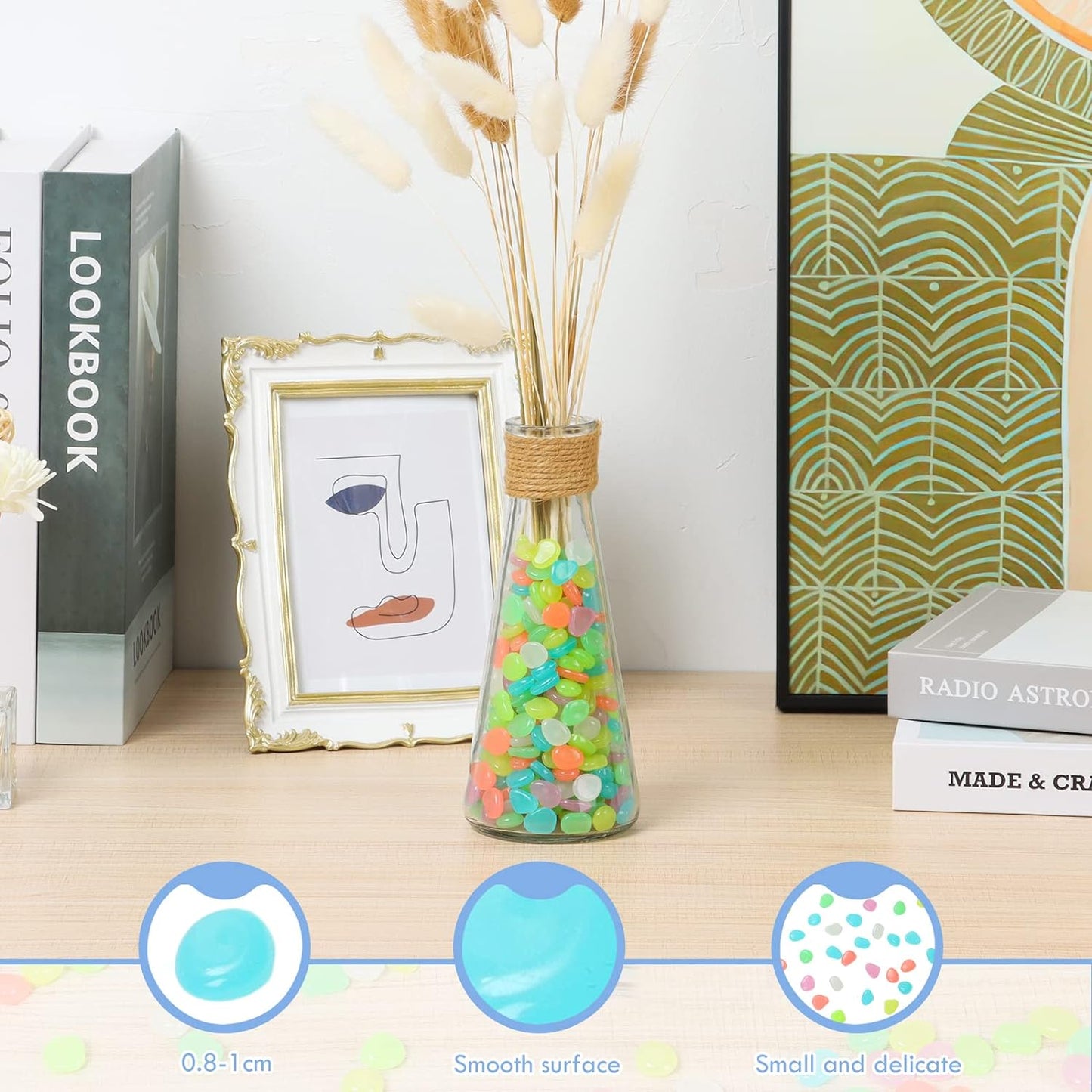 SunStone Luminescent Garden Pebbles | Pack Of 100