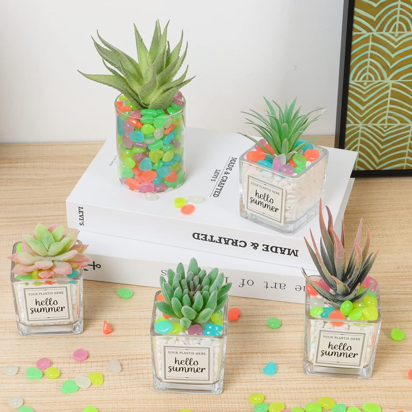 SunStone Luminescent Garden Pebbles | Pack Of 100