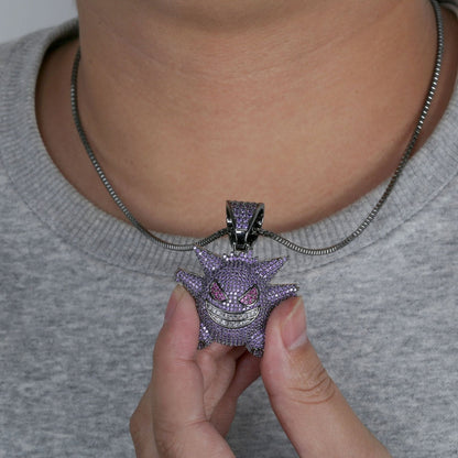 Gengar Pokemon Hip Hop Necklace