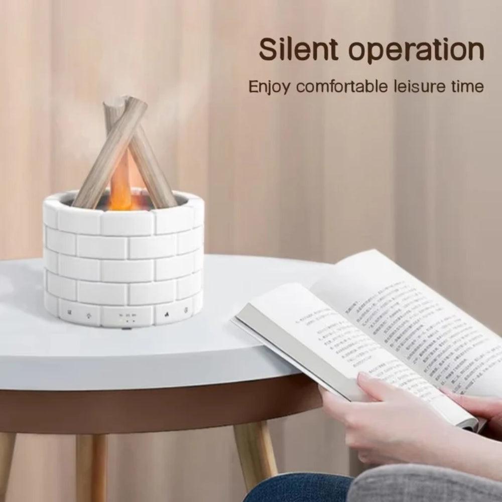 Ultra Quiet Aromatherapy Diffuser with Simulated Flame