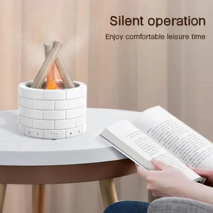 Ultra Quiet Aromatherapy Diffuser with Simulated Flame