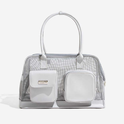 Lightweight Breathable Mesh Safe Pet Carrier - Urban Ease