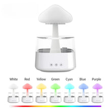 LED Illuminated Mushroom Humidifier For Soothing Mood And Mist