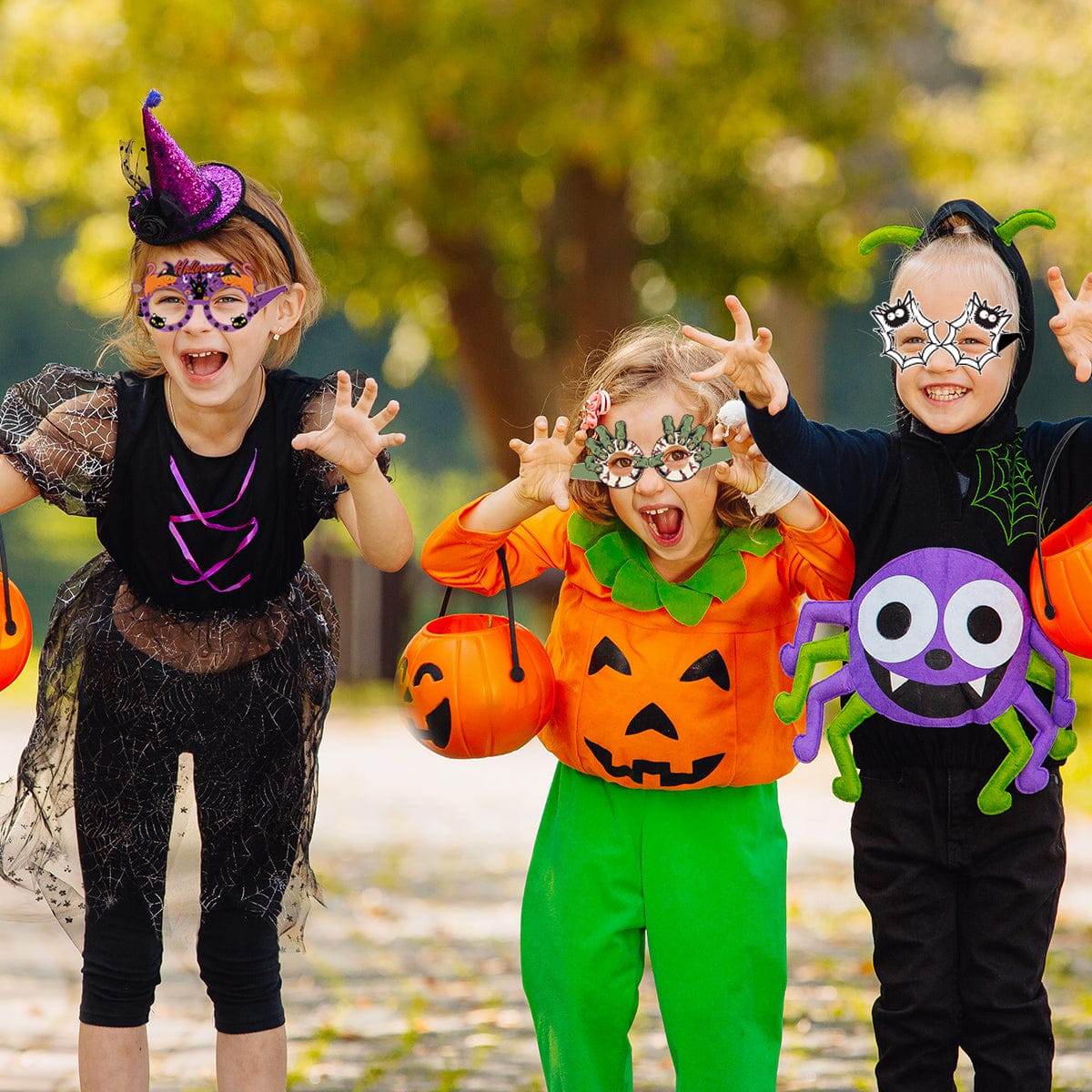 Partyboo Halloween Party Paper Glasses – Set of 6/12