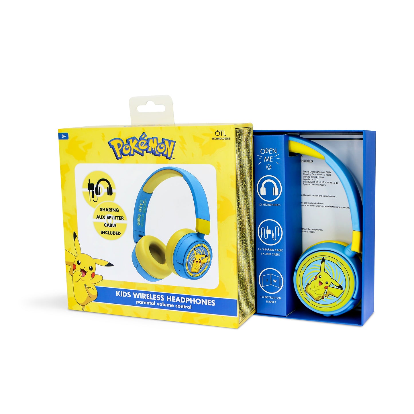 Pokémon Pikachu Wireless Headphones