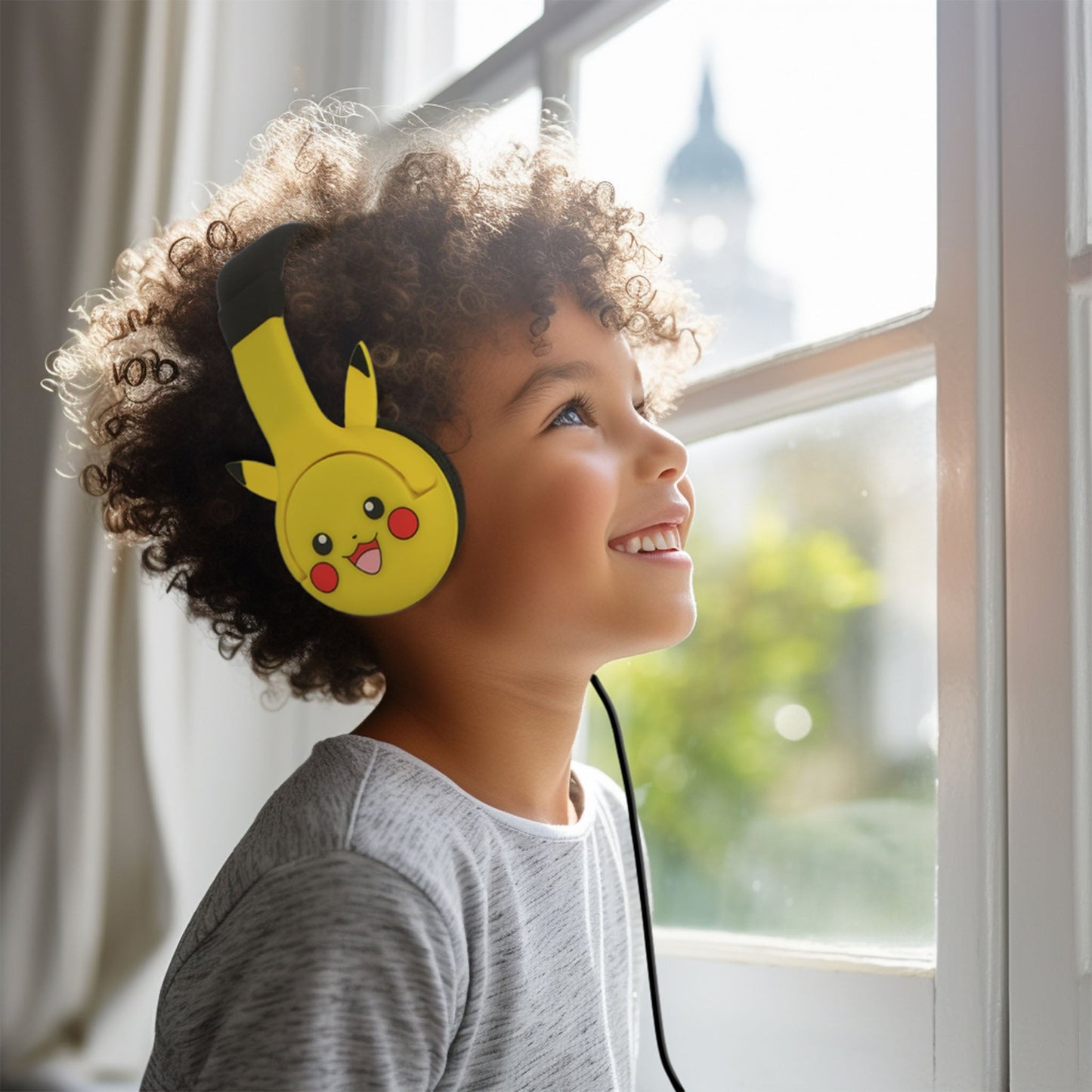 Pokémon Pikachu Kids Wired Headphones with Ears