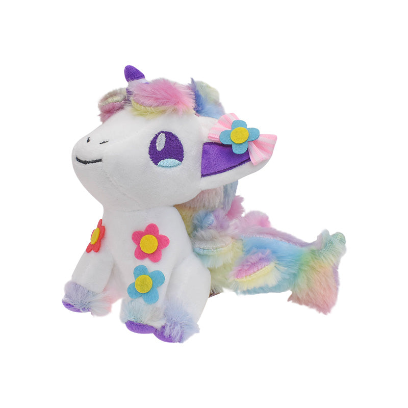 Flowers Pokemon soft toys Eevee, Galarian Gallopa, Feelinara, Hopplo and much more.
