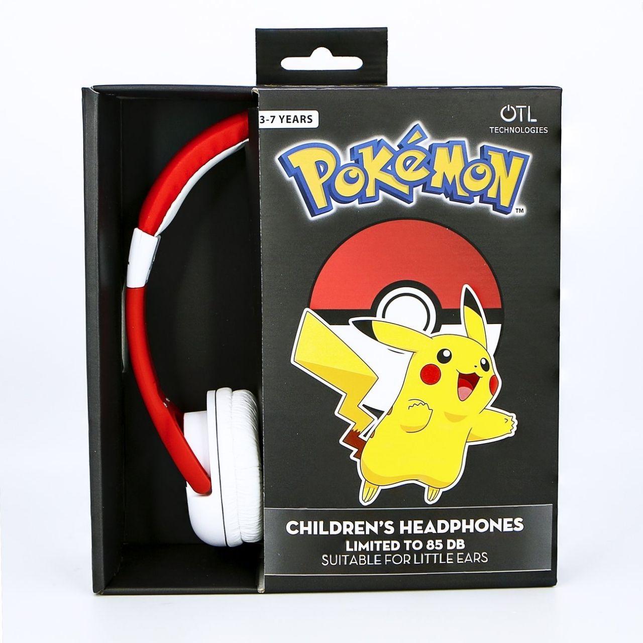 Pokémon Poke Ball Kids Wired Headphones