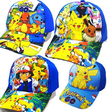 Colorful baseball kids with Pikachu motifs for children