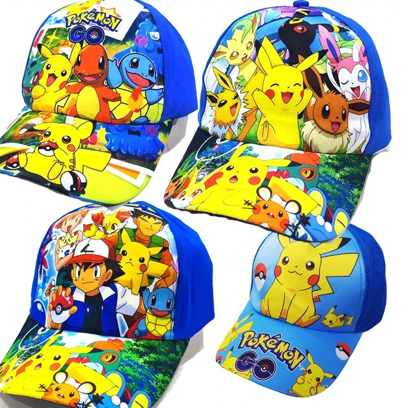 Colorful baseball kids with Pikachu motifs for children