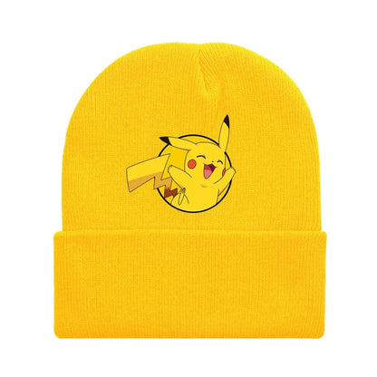 Colorful children's winter Pikachu and Pokemon hats