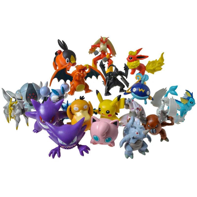 20 pcs. Large (approx. 8-10cm) Pokemon figures