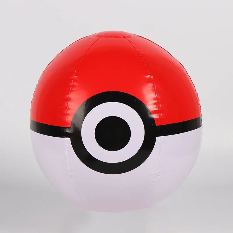 Inflatable Pokeball beach ball (approx. 30-40cm)