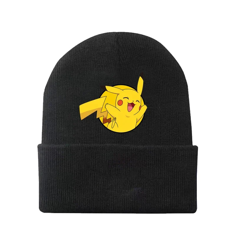 Colorful children's winter Pikachu and Pokemon hats
