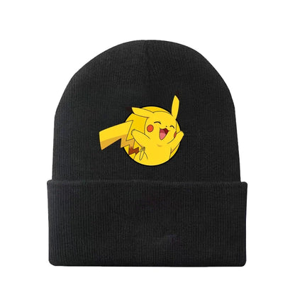 Colorful children's winter Pikachu and Pokemon hats