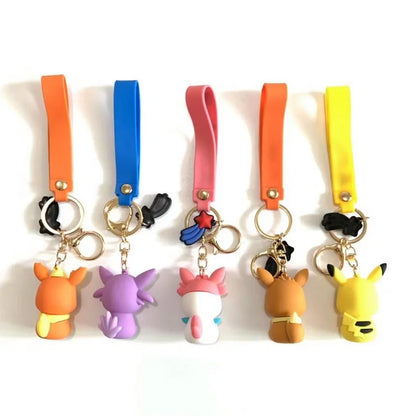 Eevee Evolutions Keychains Pendant Keyring