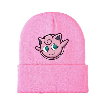 Colorful children's winter Pikachu and Pokemon hats