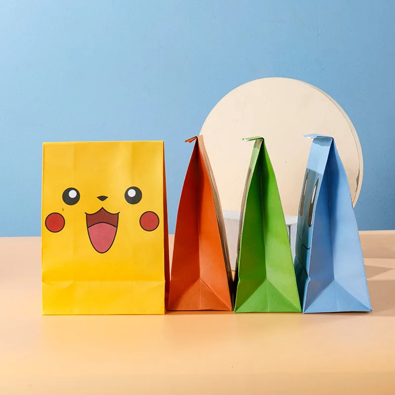 10 pcs. Gift bags in Pokemon look (various designs, approx. 8cm)