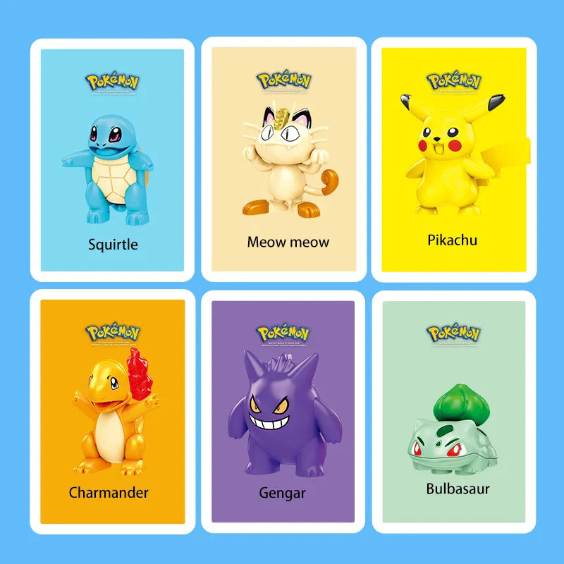 Set of 11 Pokemon figures clamp building block mini figures