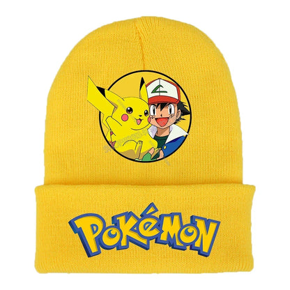 Colorful Pokemon winter hats for children or adults