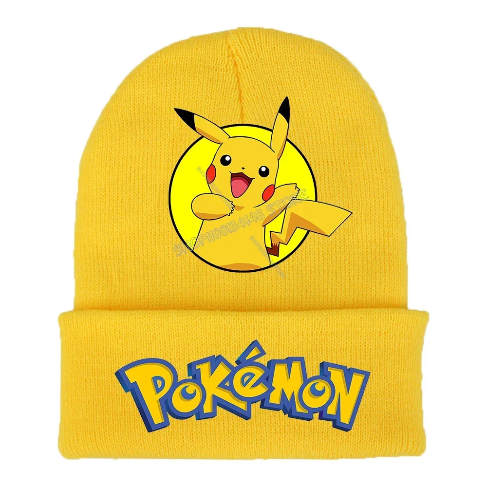 Colorful Pokemon winter hats for children or adults