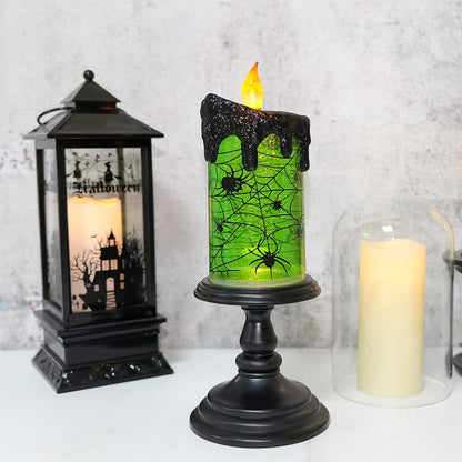 Candlite 10′′ Grand Glittering Halloween LED Candles