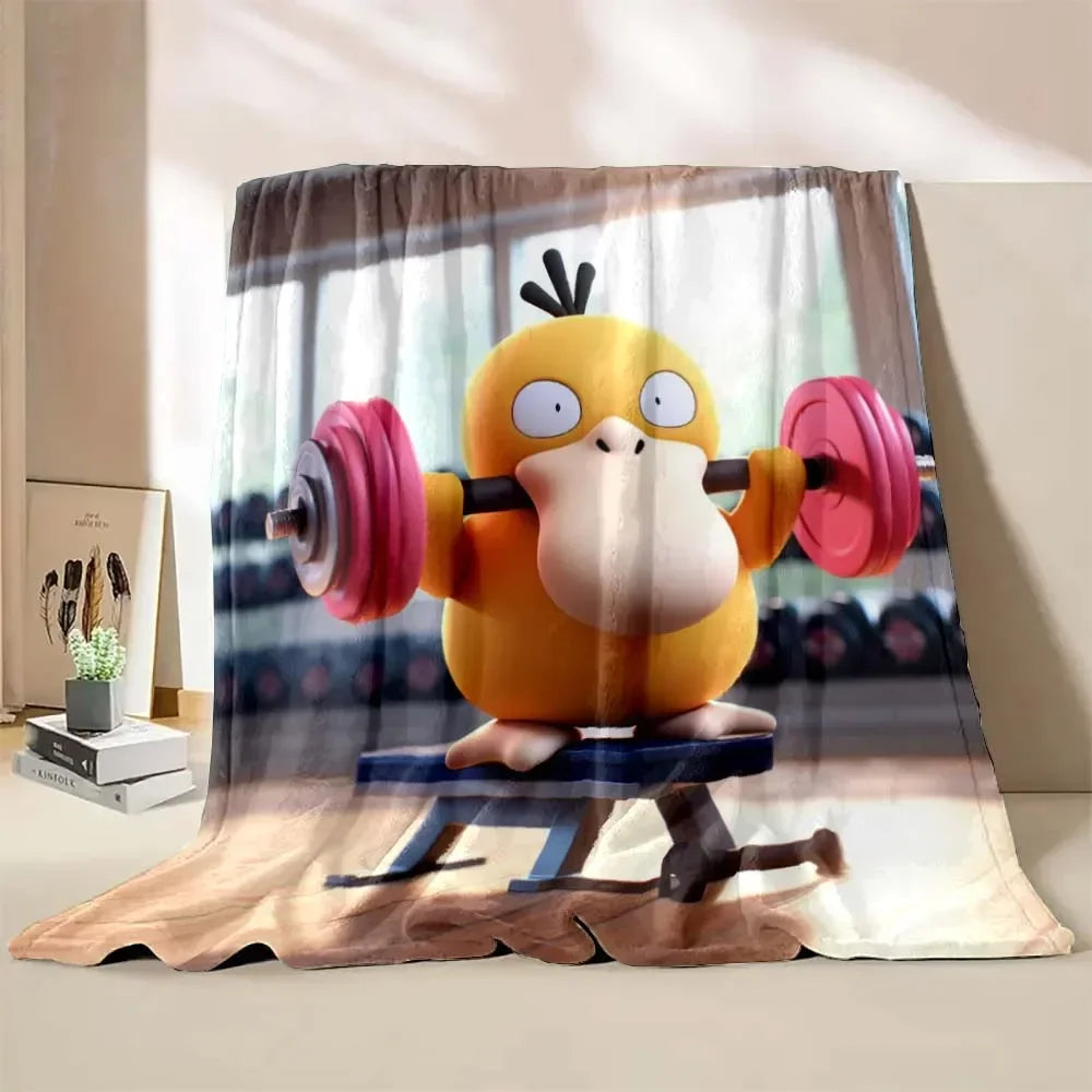 다양한 Enton 디자인의 푹신한 Enton Psyduck 담요