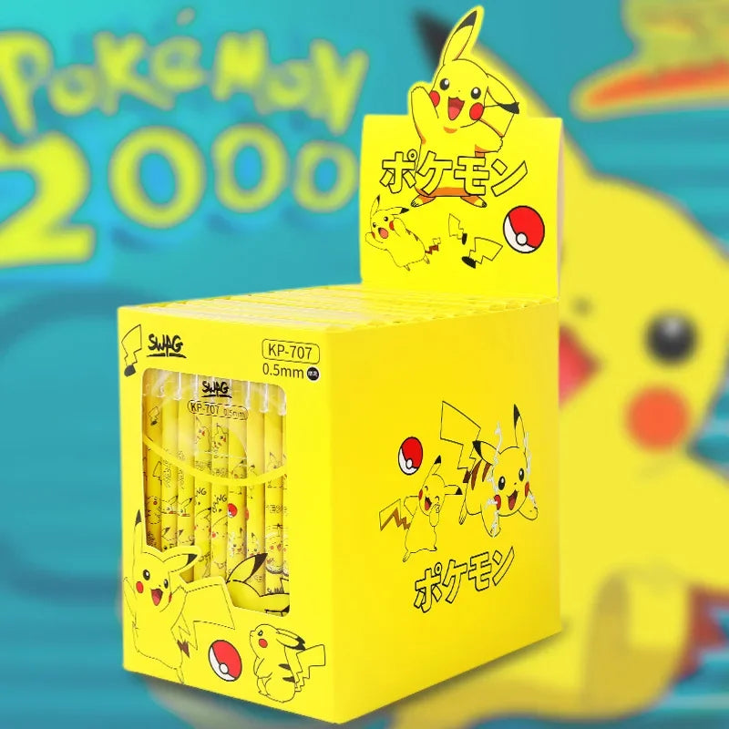 12 pcs Pokemon Pikachu pen 0,5mm black
