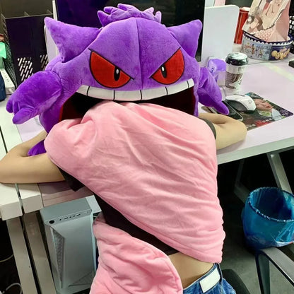 Pokemon Gengar Plush 2-in-1 Pillow Blanket