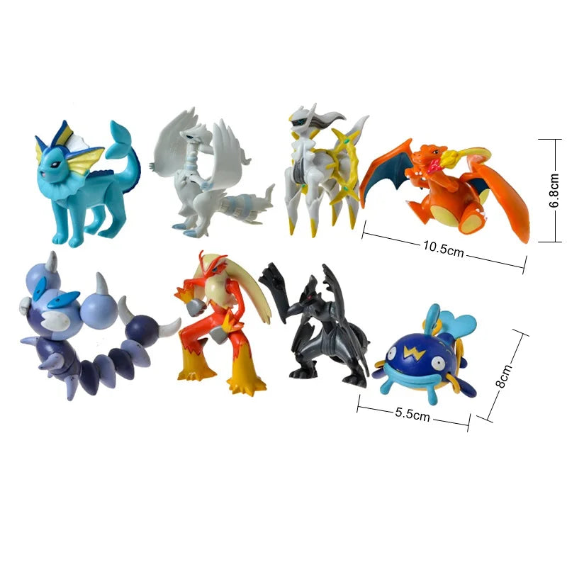 20 pcs. Large (approx. 8-10cm) Pokemon figures