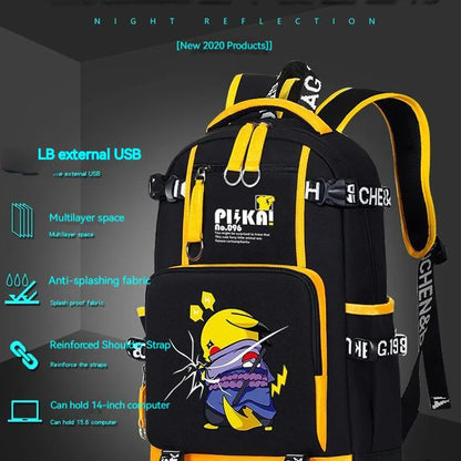 Cool Pikachu school backpack