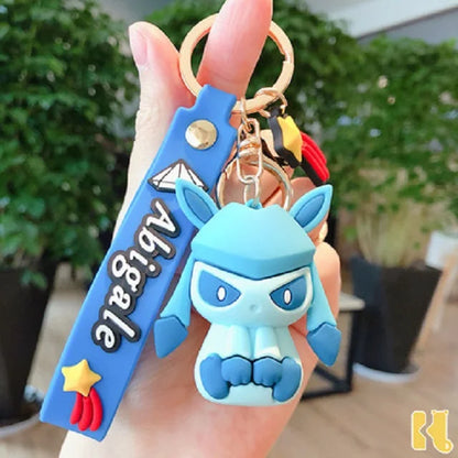 Eevee Evolutions Keychains Pendant Keyring