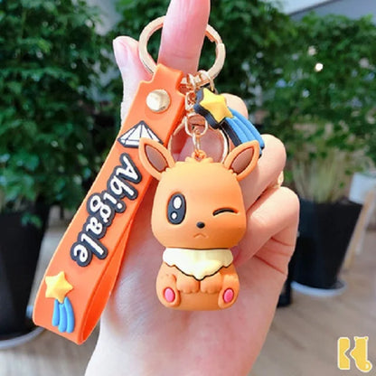 Eevee Evolutions Keychains Pendant Keyring