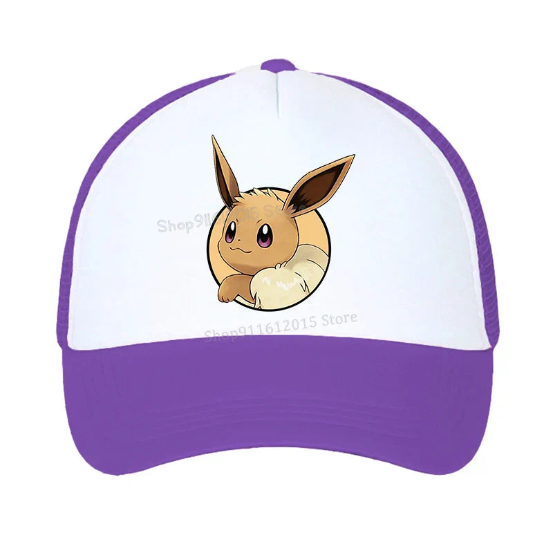 Eevee Baseball Caps for Kids or Adults