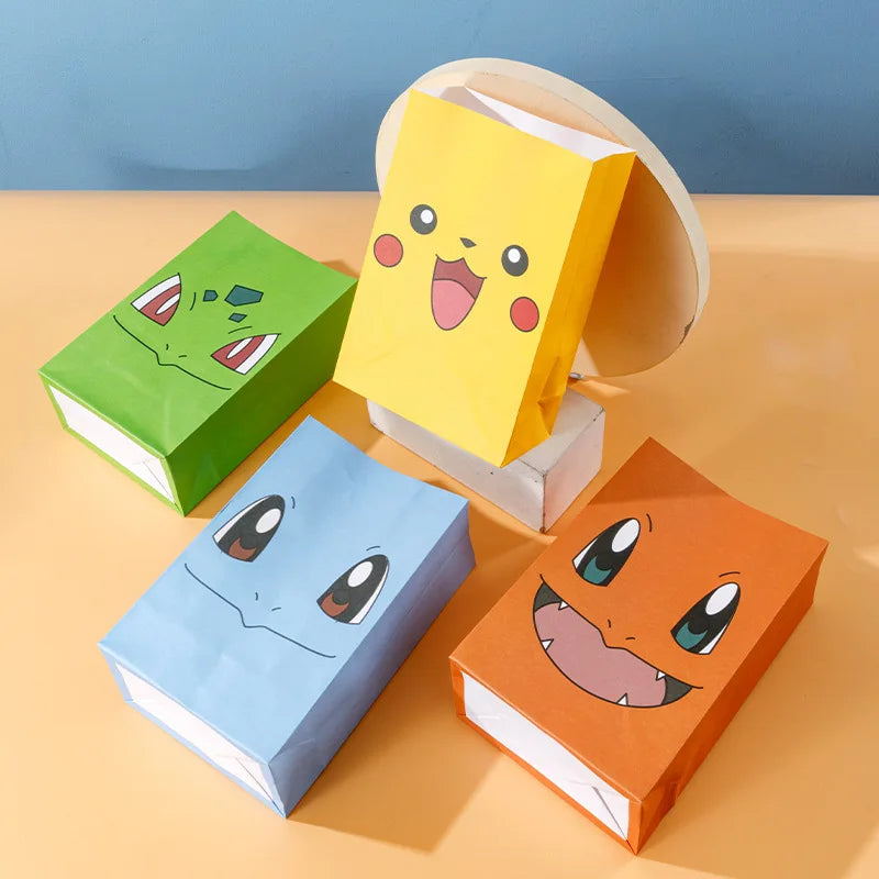 10 pcs. Gift bags in Pokemon look (various designs, approx. 8cm)