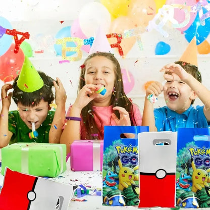 10 pcs Pokemon birthday bags